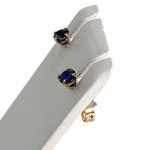 Boucles d'oreilles d'occasion or 750 jaune saphir - vue 2