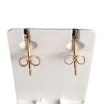 Boucles d'oreilles d'occasion or 750 jaune saphir - vue 3