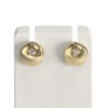 Boucles d'oreilles d'occasion or 750 jaune diamant - vue V1