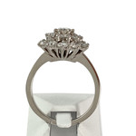 Bague d'occasion or 750 blanc diamant diamant - vue 3