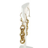 Second hand earrings 750 yellow gold - vue V2