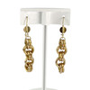Second hand earrings 750 yellow gold - vue V3