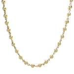 Collier d'occasion or jaune 750, maille fantaisie, 59.5 cm - vue 1