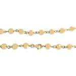 Collier d'occasion or jaune 750, maille fantaisie, 59.5 cm - vue 3
