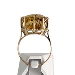 Bague d'occasion or 750 jaune citrine - vue 3