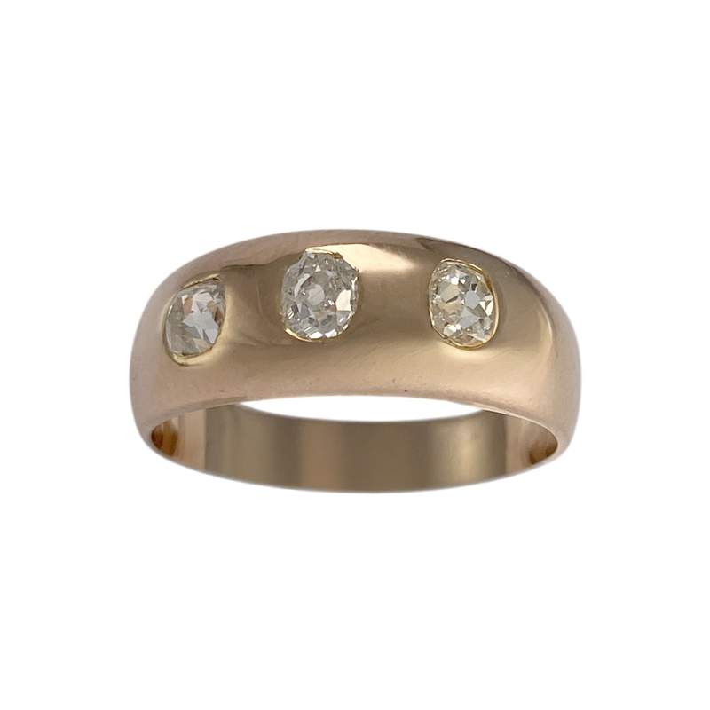 Bague d'occasion or 750 jaune diamant - vue 1