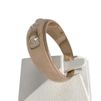 Bague d'occasion or 750 jaune diamant