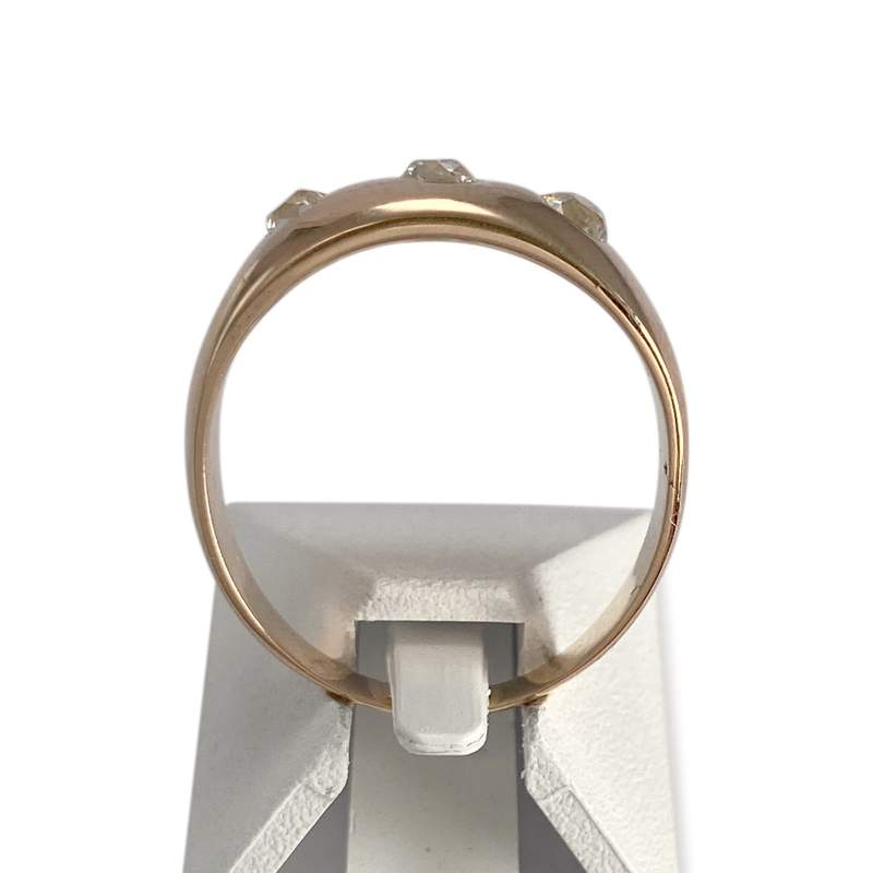Bague d'occasion or 750 jaune diamant - vue 3