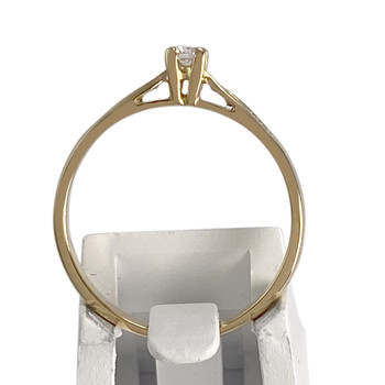 Bague d'occasion or 750 jaune diamant