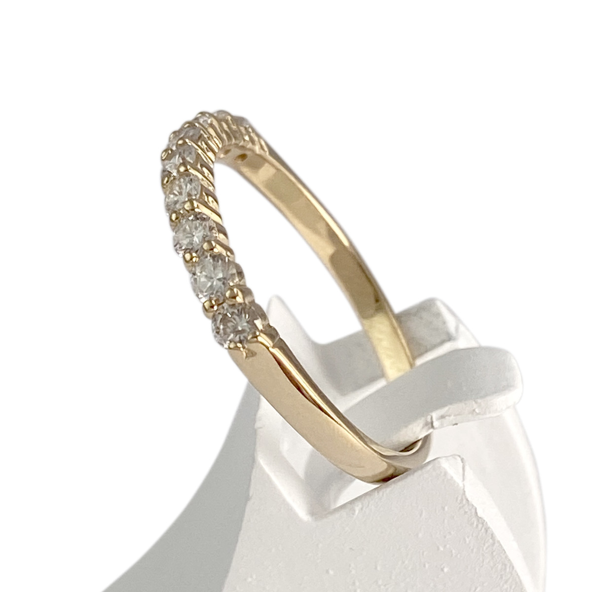 Bague d'occasion or 750 jaune diamant - vue 2