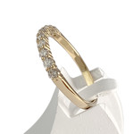 Bague d'occasion or 750 jaune diamant - vue 2