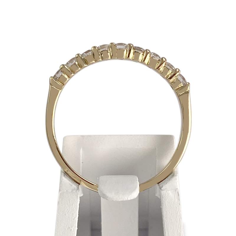 Bague d'occasion or 750 jaune diamant - vue 3
