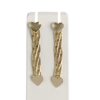 Boucles d'oreilles d'occasion or 750 jaune
