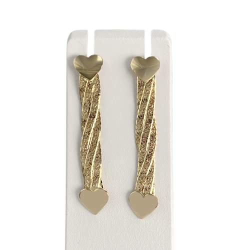 Second-hand earrings 750 yellow gold