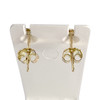 Boucles d'oreilles d'occasion or 750 jaune - vue V3