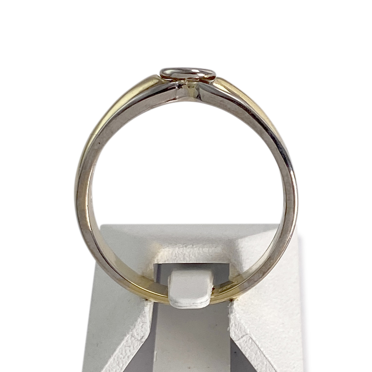 Solitaire d'occasion 2 ors 750  diamant - vue 3