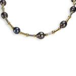 Collier d'occasion or 750 2 tons perle de tahiti - vue 1