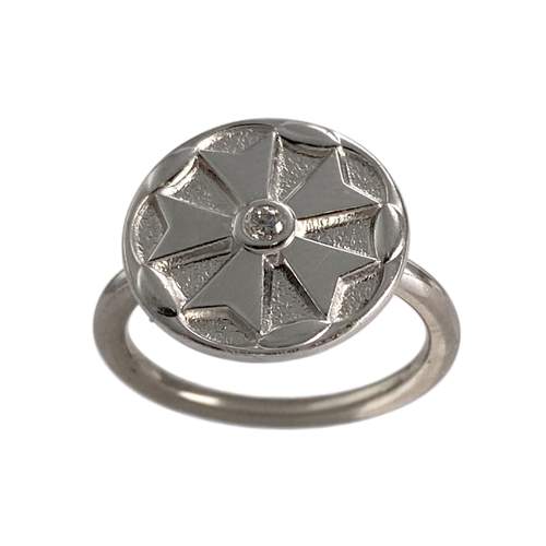 Bague ARTHUS BERTRAND d'occasion or 750 blanc diamant