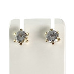 Boucles d'oreilles d'occasion or 750 jaune saphir - vue 1