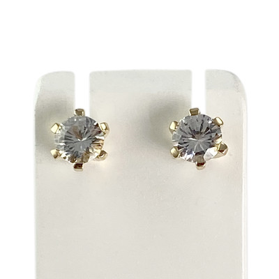 Boucles d'oreilles d'occasion or 750 jaune saphir - vue 1