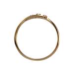 Bague d'occasion or 750 jaune diamant - vue 3