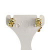 Boucles d'oreilles d'occasion or 750 2 tons diamant perle de culture - vue V3