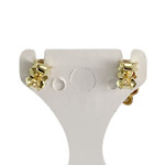 Boucles d'oreilles d'occasion or 750 2 tons diamant perle de culture - vue 3