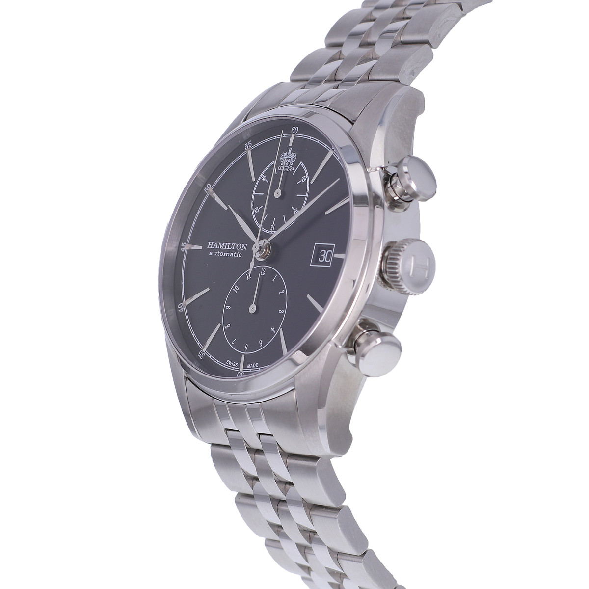 Montre d'occasion HAMILTON American Classic homme automatique bracelet acier - vue D2