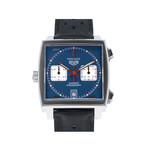 Montre d'occasion TAG HEUER Monaco homme automatique bracelet cuir d'origine - vue 1