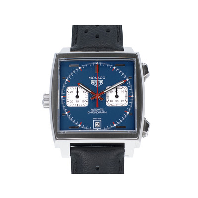 Montre d'occasion TAG HEUER Monaco homme automatique bracelet cuir d'origine - vue 1