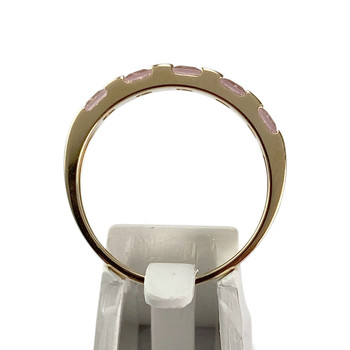 Bague d'occasion or 750 jaune zirconias