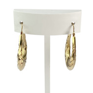 Créoles d'occasion or 750 jaune