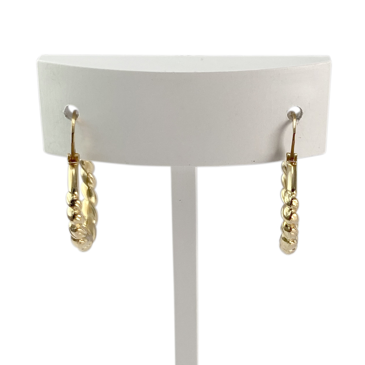 Tweedehands oorbellen in 750 geel goud