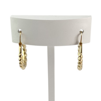 Tweedehands oorbellen in 750 geel goud