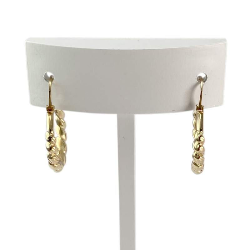 Boucles d'oreilles d'occasion or 750 jaune - vue 1