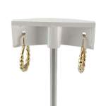 Boucles d'oreilles d'occasion or 750 jaune - vue 3