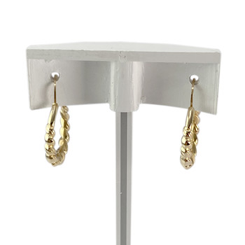 Tweedehands oorbellen in 750 geel goud