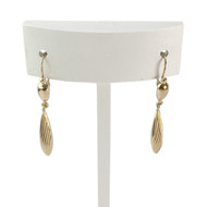 Boucles d'oreilles d'occasion or 750 jaune