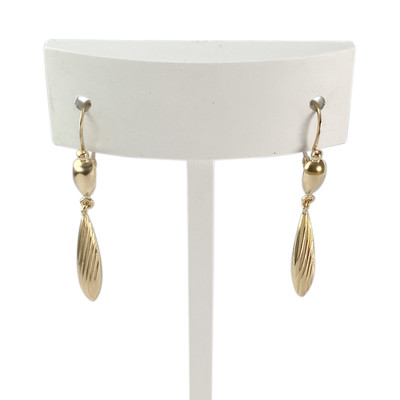 Boucles d'oreilles d'occasion or 750 jaune - vue 1