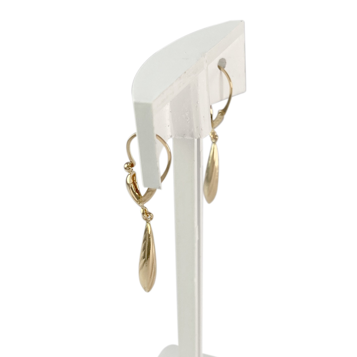 Boucles d'oreilles d'occasion or 750 jaune - vue 2