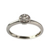 Tweedehands gouden ring 750 witte diamanten - bekijk 1.