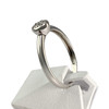 Tweedehands gouden ring 750 witte diamanten - bekijk 2.