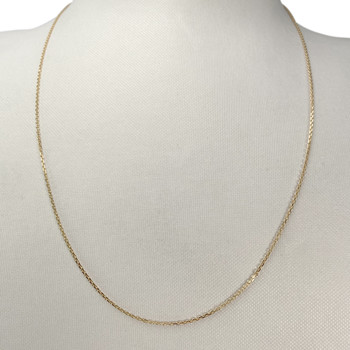 Chaîne d'occasion or 750 jaune maille forçat