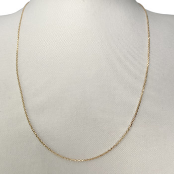 Chaîne d'occasion or 750 jaune maille forçat