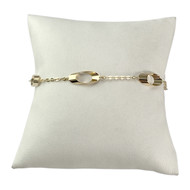 Bracelet d'occasion or 750 jaune maille fantaisie