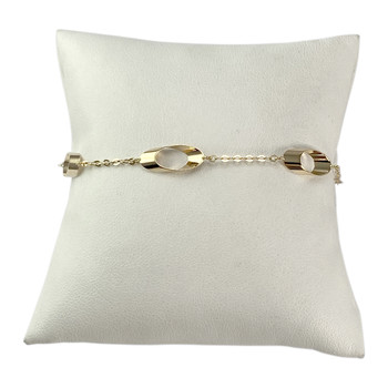 Bracelet d'occasion or 750 jaune maille fantaisie