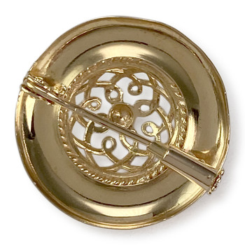 Broche d'occasion or 750 jaune