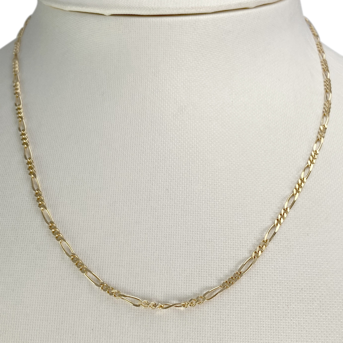 Tweedehands ketting in 750 geel goud met paardenketting - bekijk 2