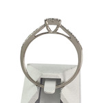 Bague d'occasion or 375 blanc diamants - vue 3