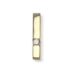 Pendentif d'occasion or 750 jaune diamant - vue 1